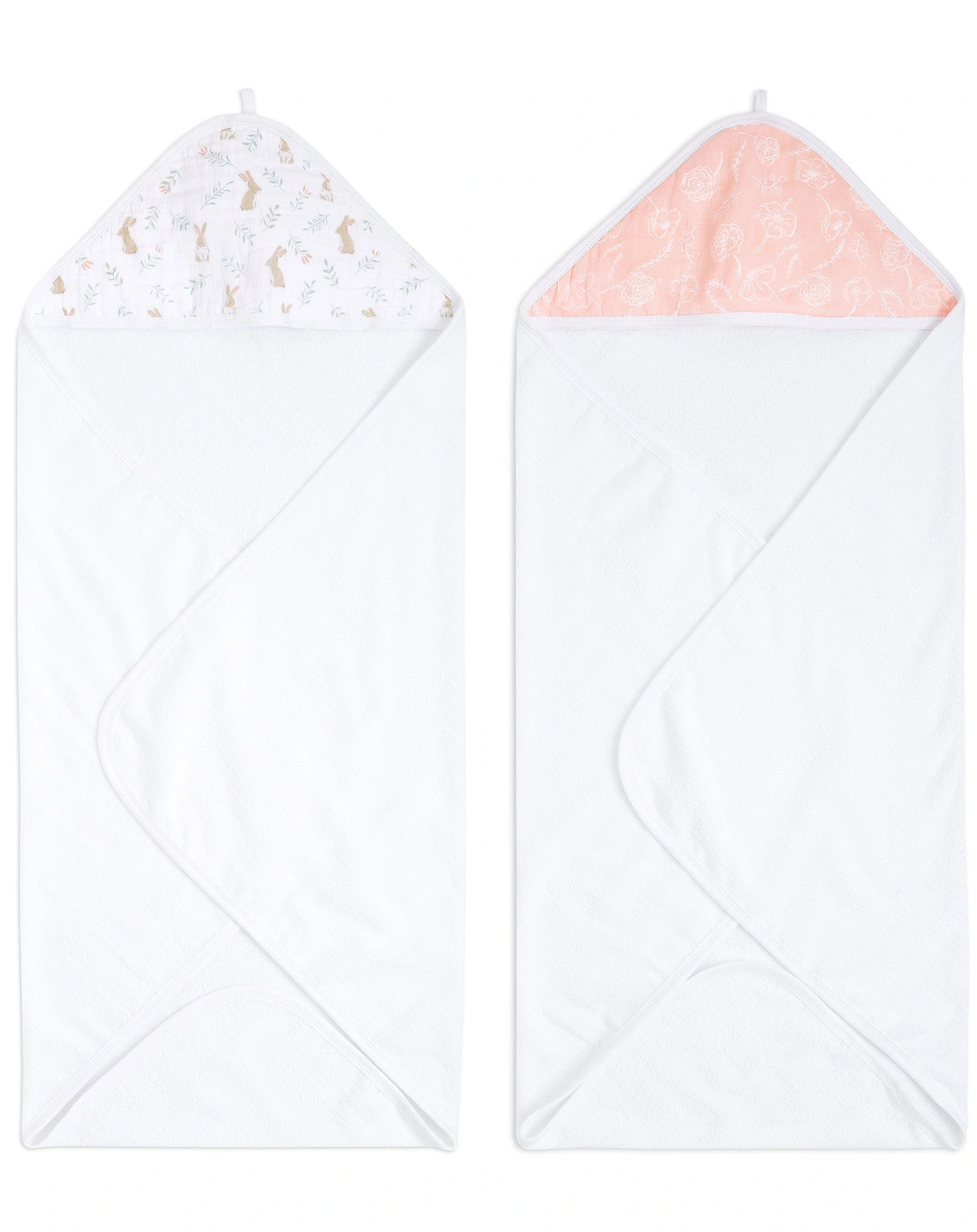 Kapuzenhandtuch BLUSHING BUNNIES (76x76) 2er Pack