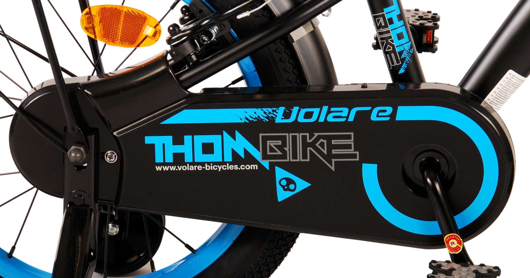 TPFSports Thombike Kinderfahrrad - Jungen - 16 Zoll - Rücktritt + Handbremse - Blau