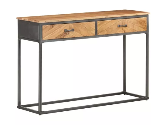 Table console 110x35x75 cm Bois d'acacia massif