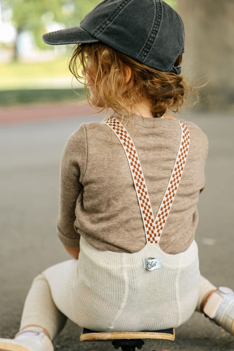 Leggings med seler Cream Blend Checked - Silly Silas - Rumpetroll