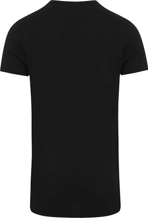 Alan Red Brede Ronde Hals James (2Pack) Zwart 6660/2P/99 James T-shirt Black