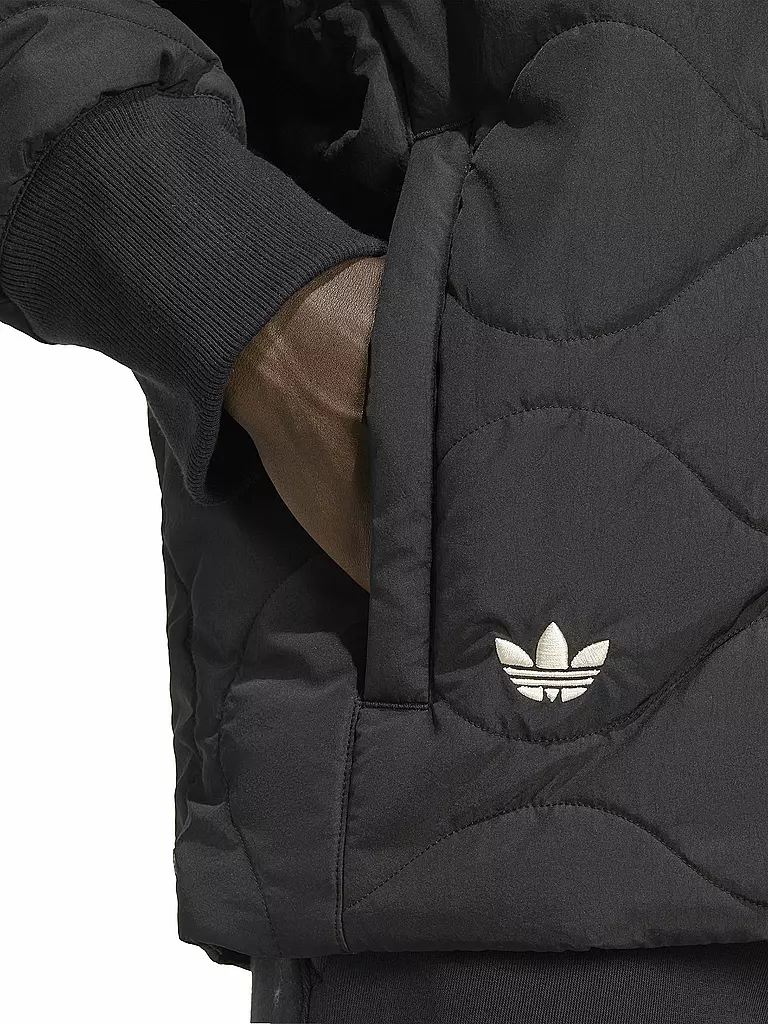 ADIDAS ORIGINALS Leichtsteppjacke  schwarz
