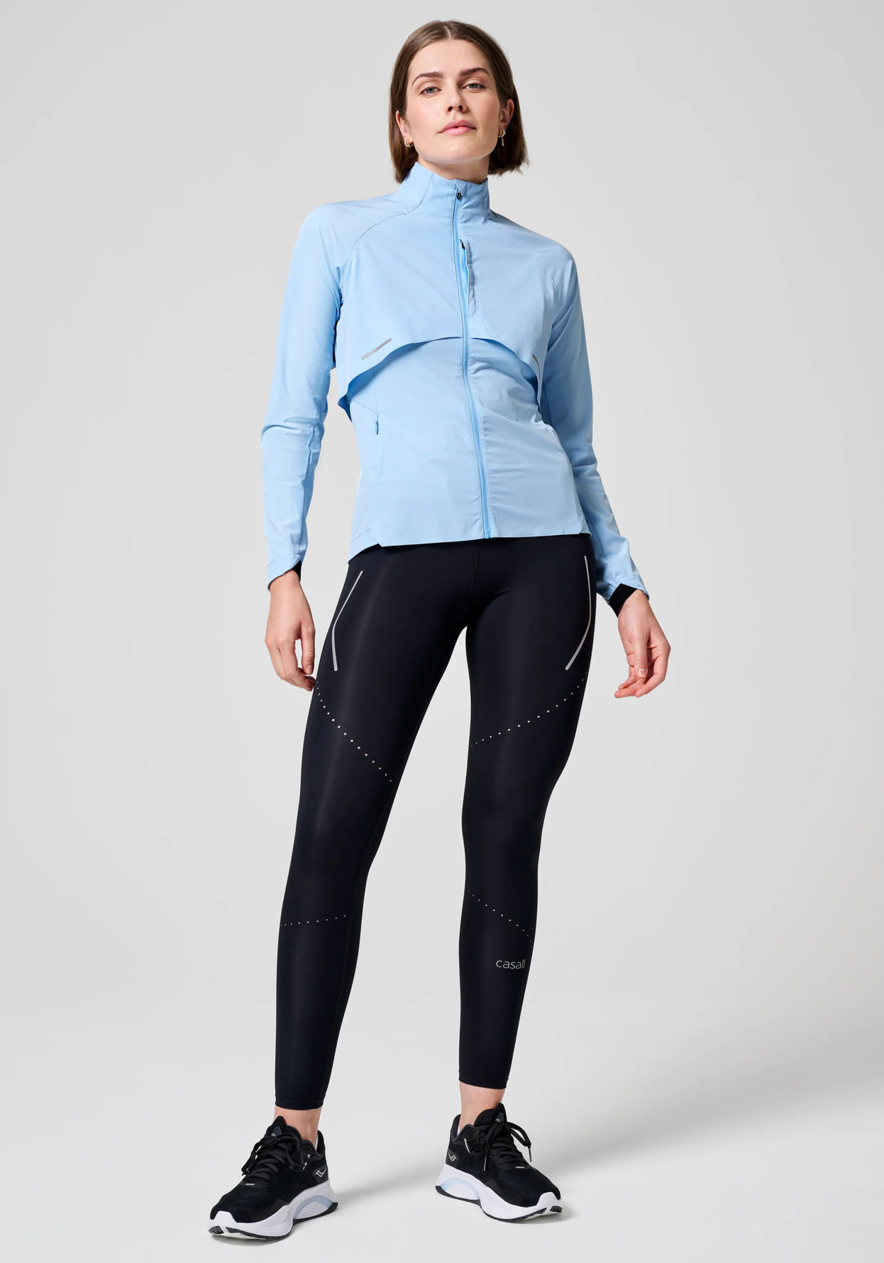 Casall Shapify High Waist Running Tights Sort Black Str 42 42