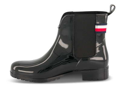 Tommy Hilfiger Gummistøvle Sort FW0FW05968BDS