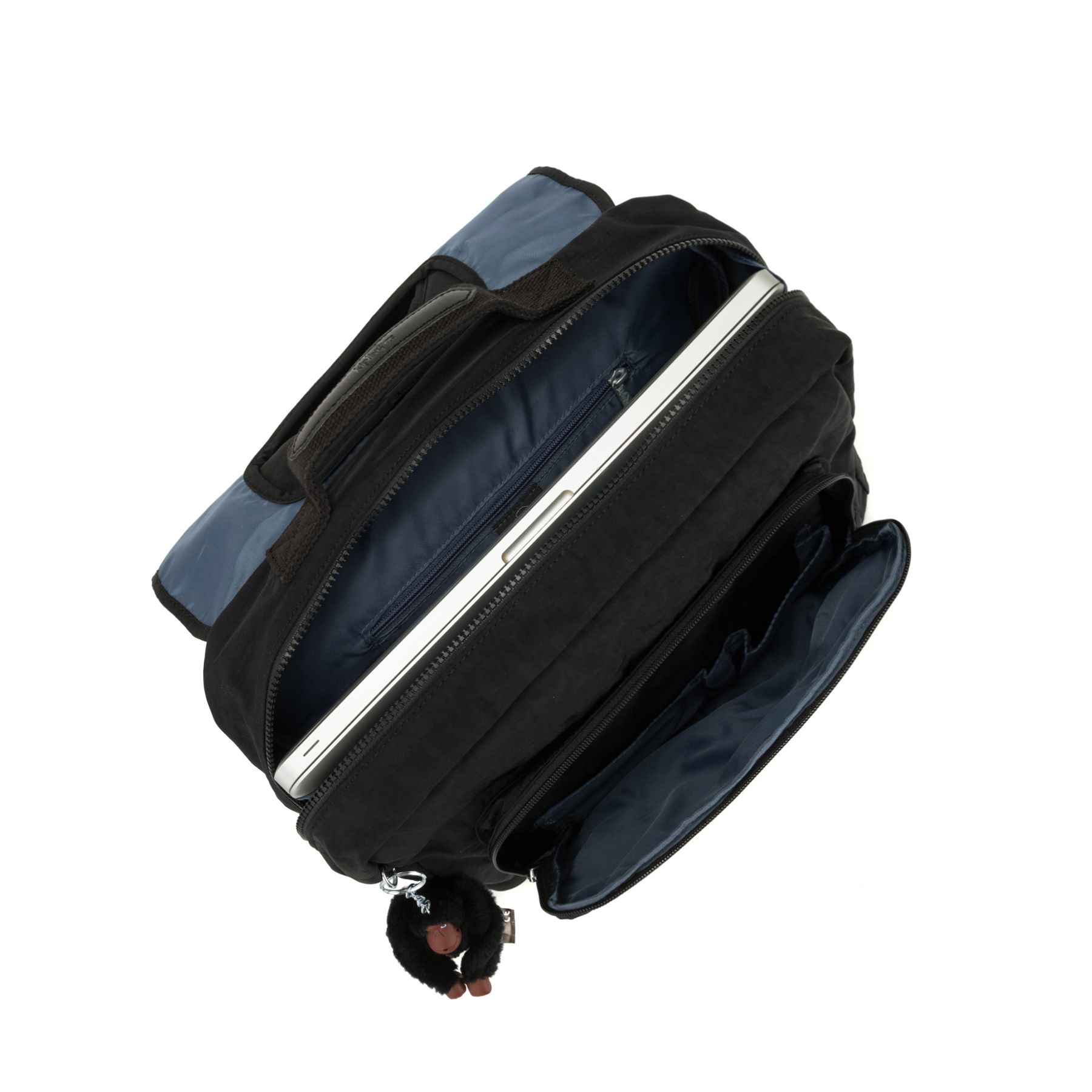 INIKO Sac D’école Medium avec Bretelles Rembourrées - True Black