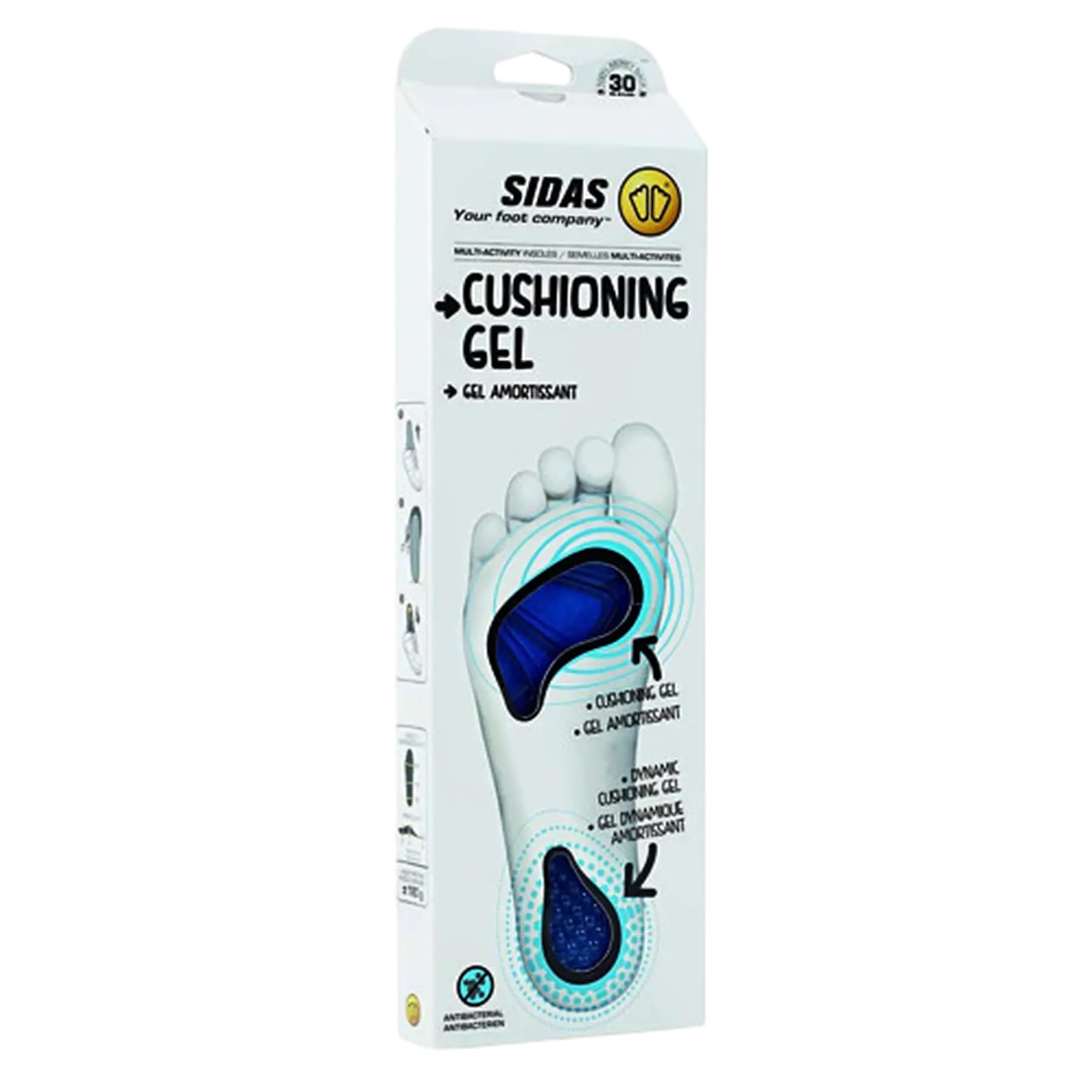 Sidas Cushioning Gel Indlægssåler - Såler | SkatePro