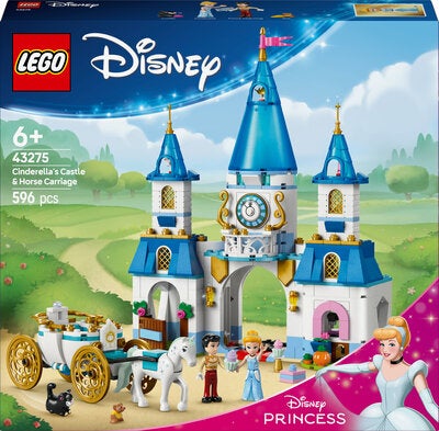 LEGO Disney Princess 43275 Askepotts slott og hestetrukne vogn