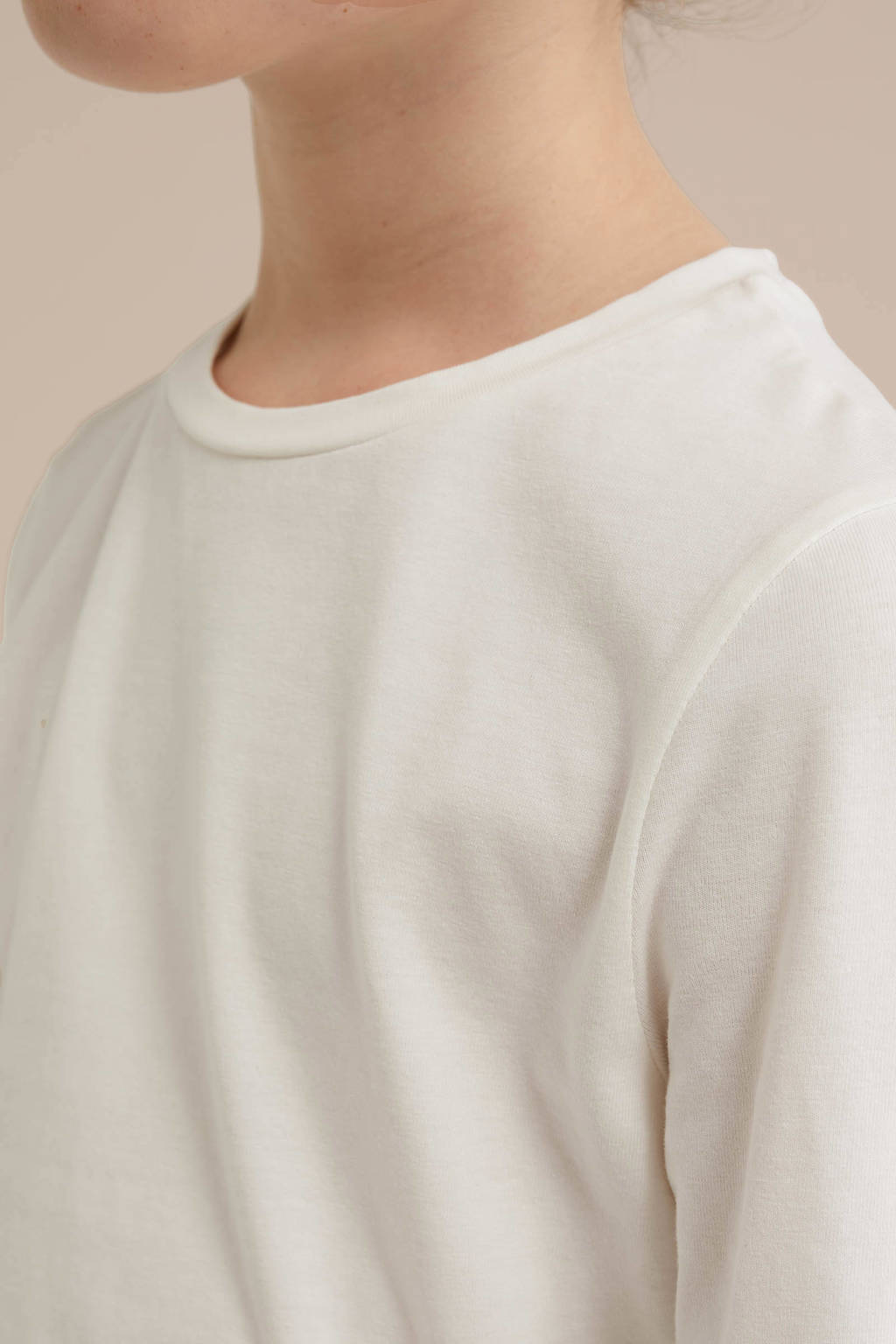 WE Fashion longsleeve - set van 2 zwart/wit