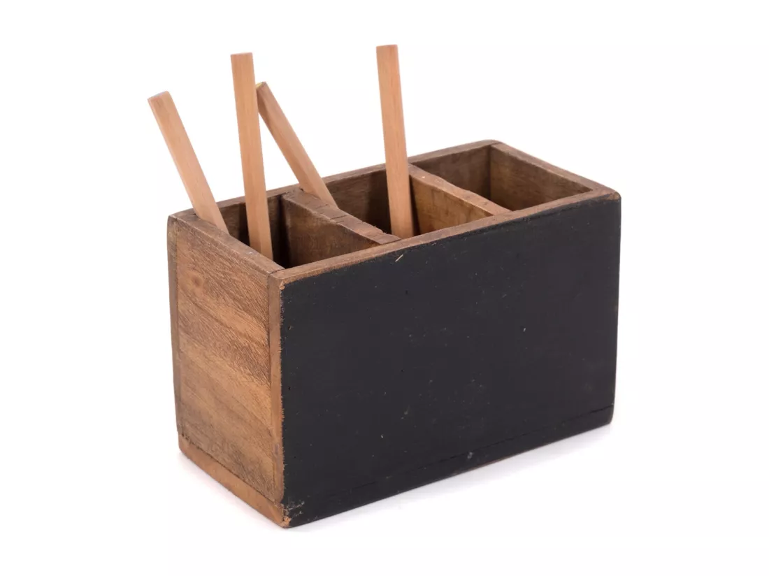 ENSEMBLE D'ORGANISATEUR Bureau 3 pièces Bois de mahogany, avec tableau écrivable 12 beschreibbar