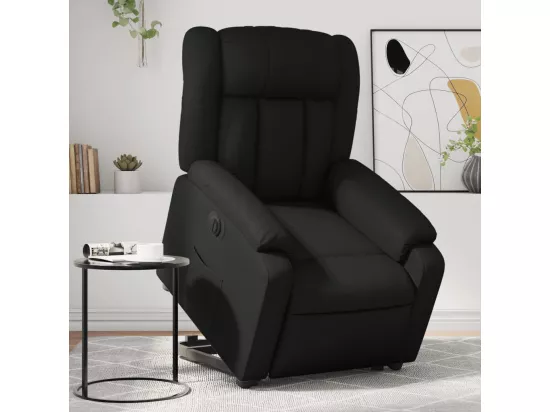 Fauteuil inclinable électrique noir similicuir