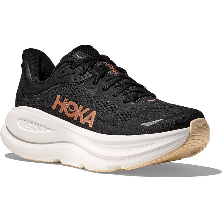 Hoka W Bondi 9 Black/Rose Gold