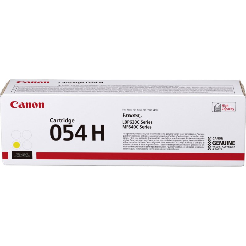 Toner Canon 054  H couleur pour imprimante laser