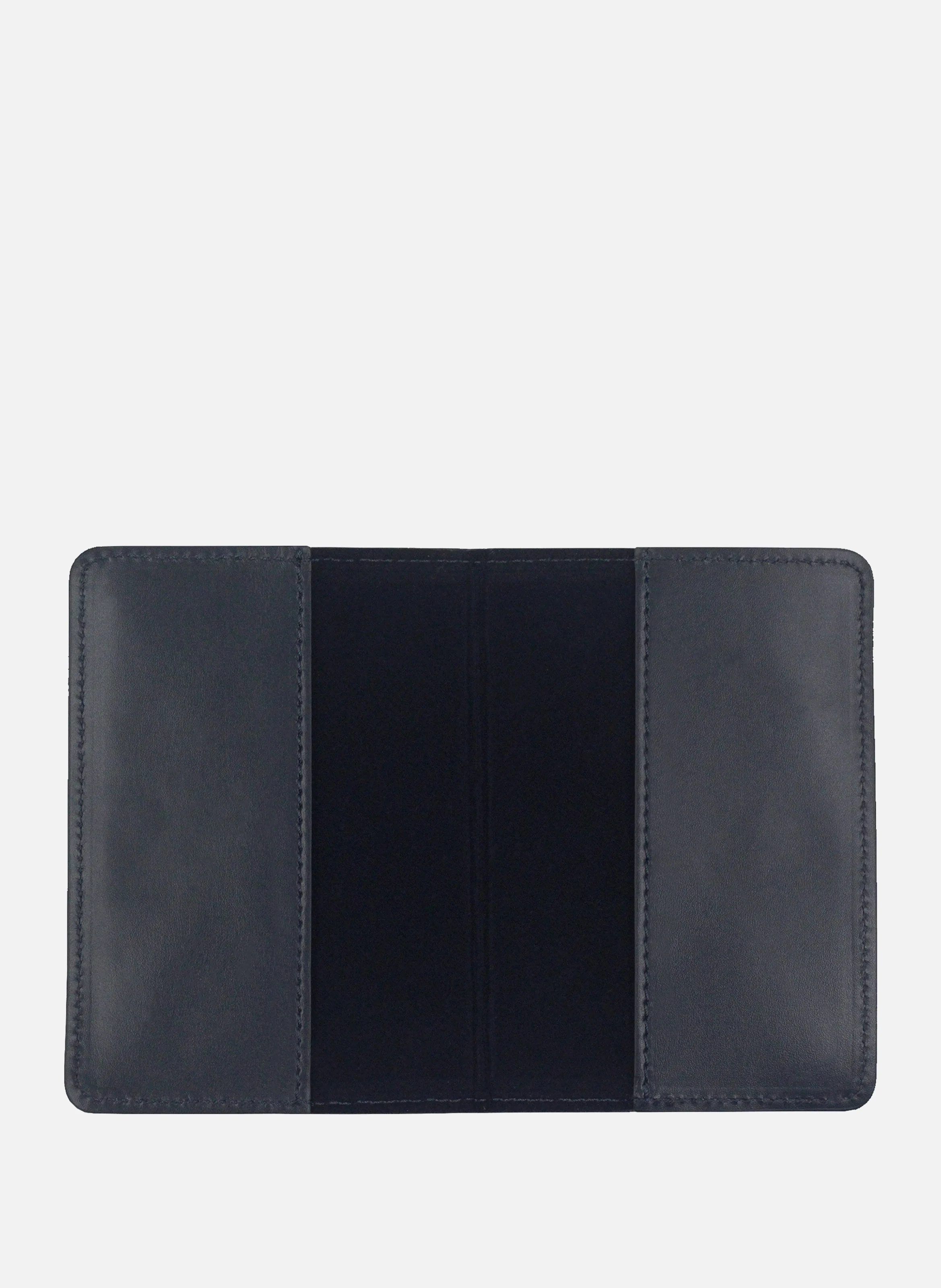Protège passeport cuir lisse | Bleu