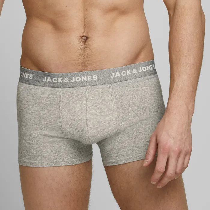 Jack & Jones Basic Plain Trunks Boxershorts Heren (5-pack)