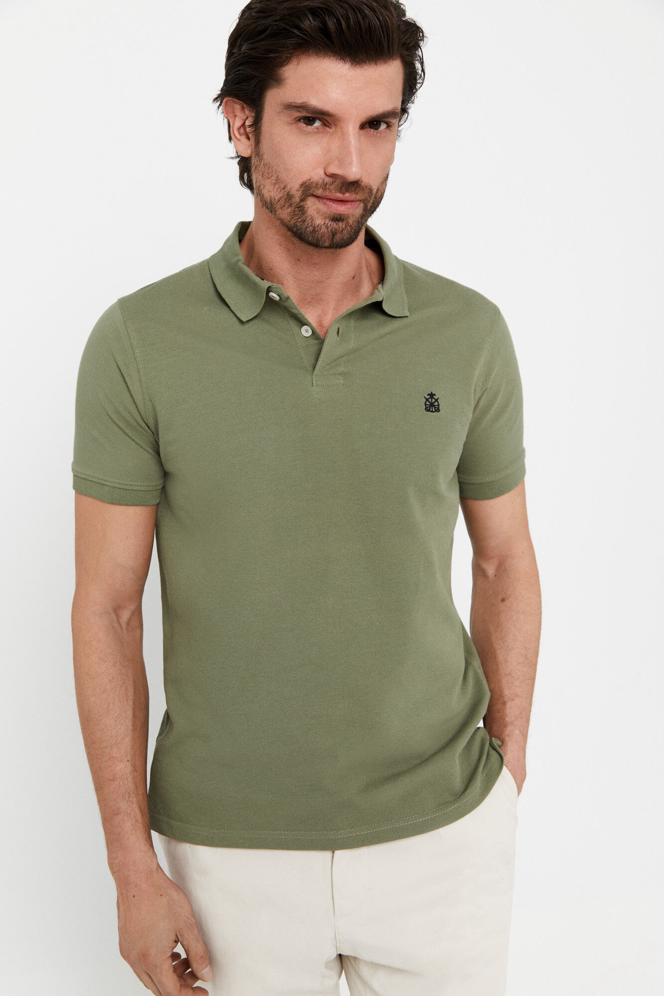 Polo básica piqué slim - Pernas