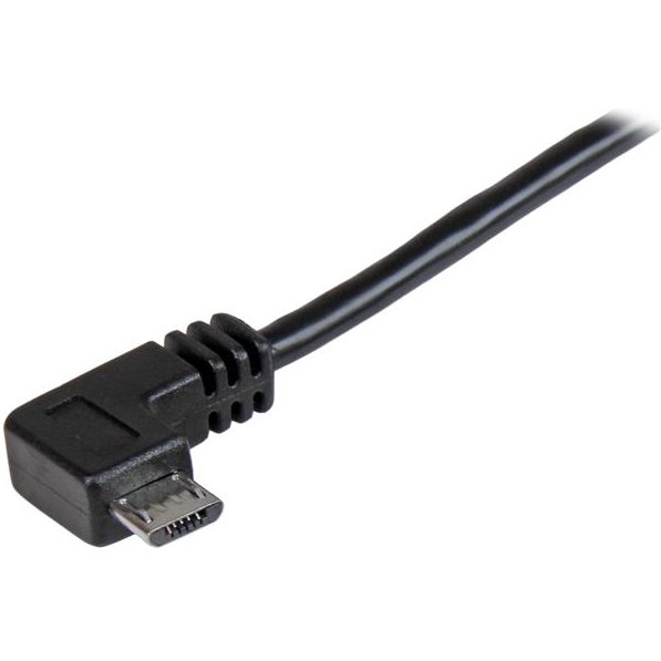 StarTech.com USBAUB2MRA câble USB USB 2.0 2 m USB A Micro-USB B 0,48 Gbit/s Noir