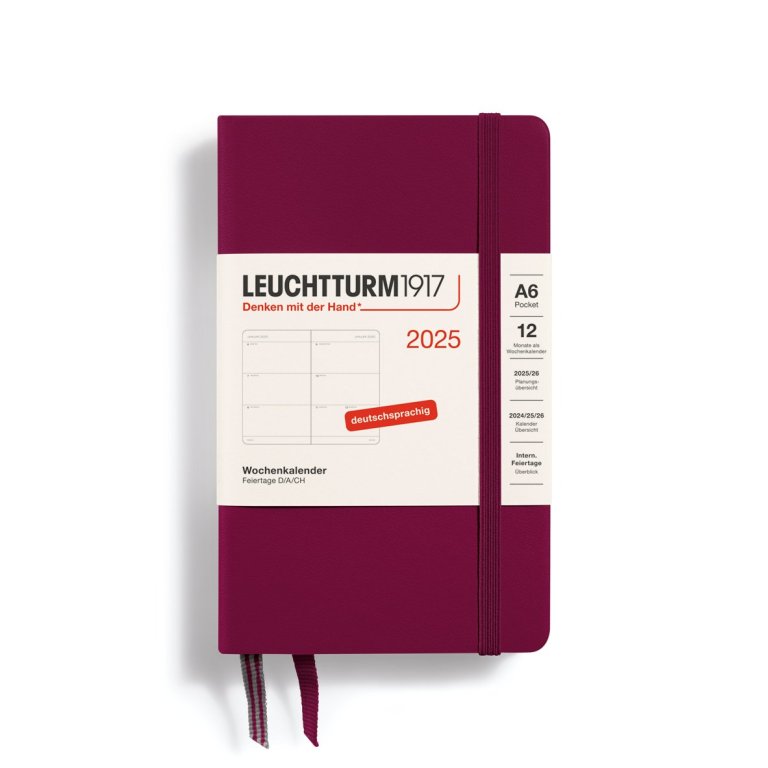Leuchtturm Wochenkalender 12 Monate