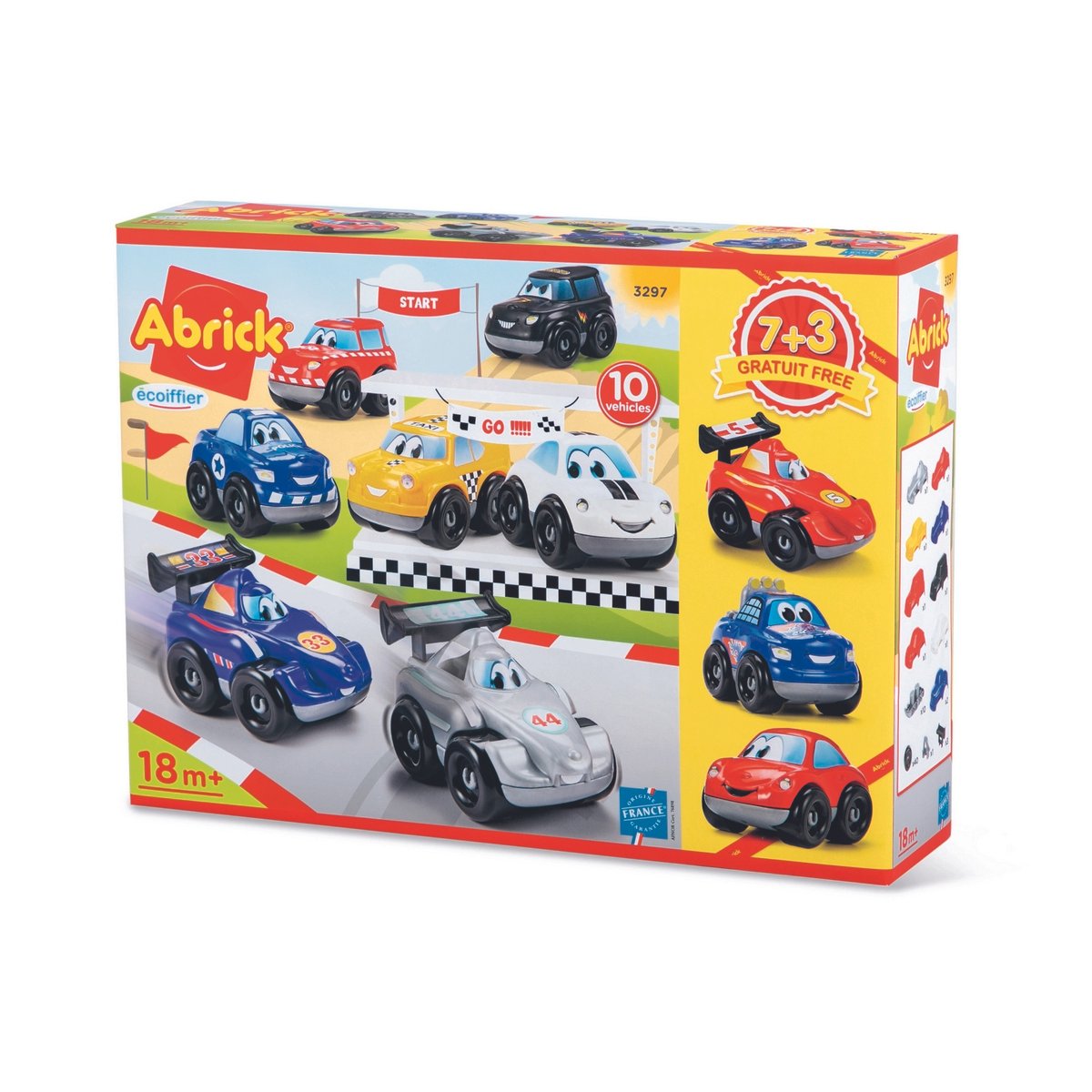 Coffret 10 voitures Fast Car Abrick