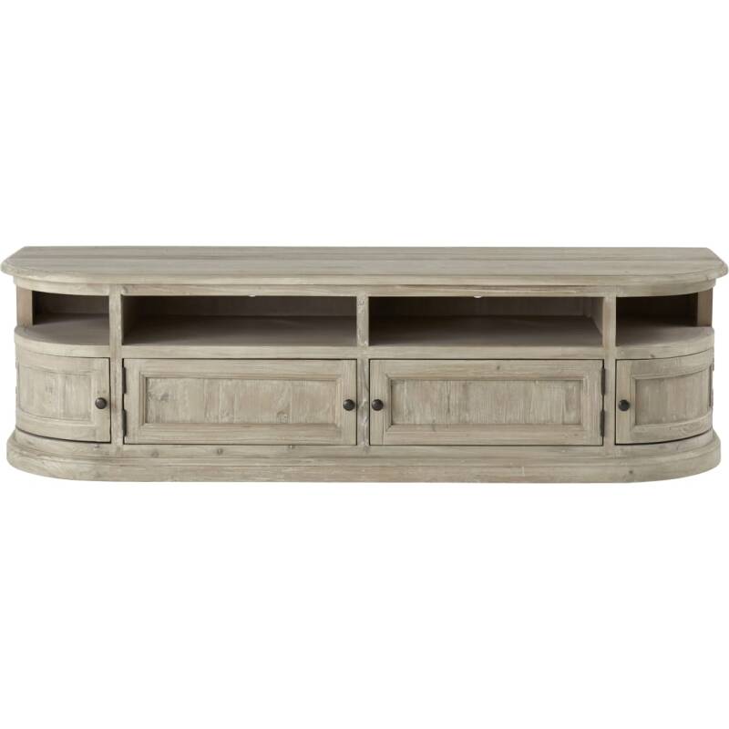Meuble TV en bois de pin Celeste H 50 x L 180 x P 50 cm