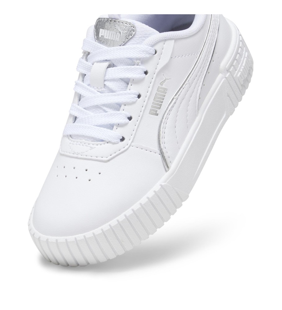 Tênis Puma Carina 2.0 Pop Up Metallics Branco