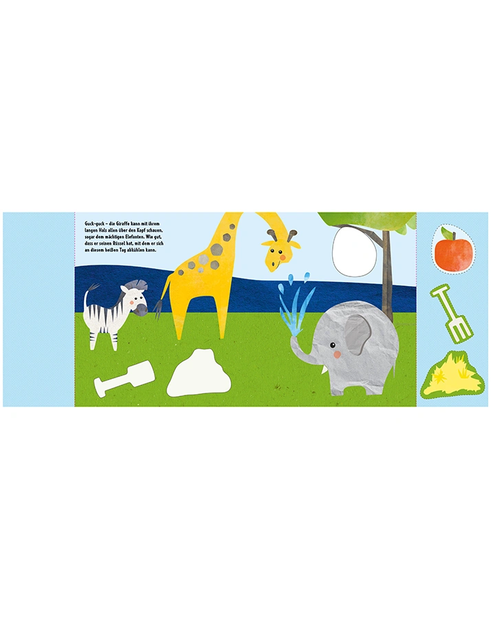Schnipp, schnipp, hurra! / Mein erstes Papierschneidebuch - Im Zoo