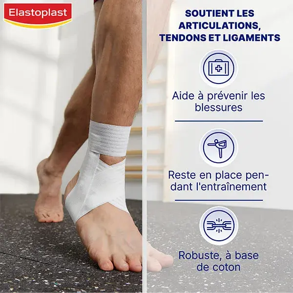 Faixa elástica adesiva esportiva Elastoplast 6 cm x 2,5 m