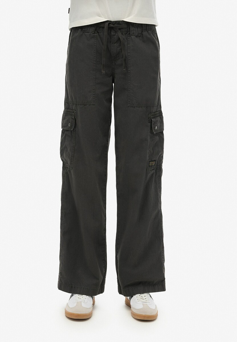 SUPERDRY<br>Calças utilitárias largas, cintura baixa