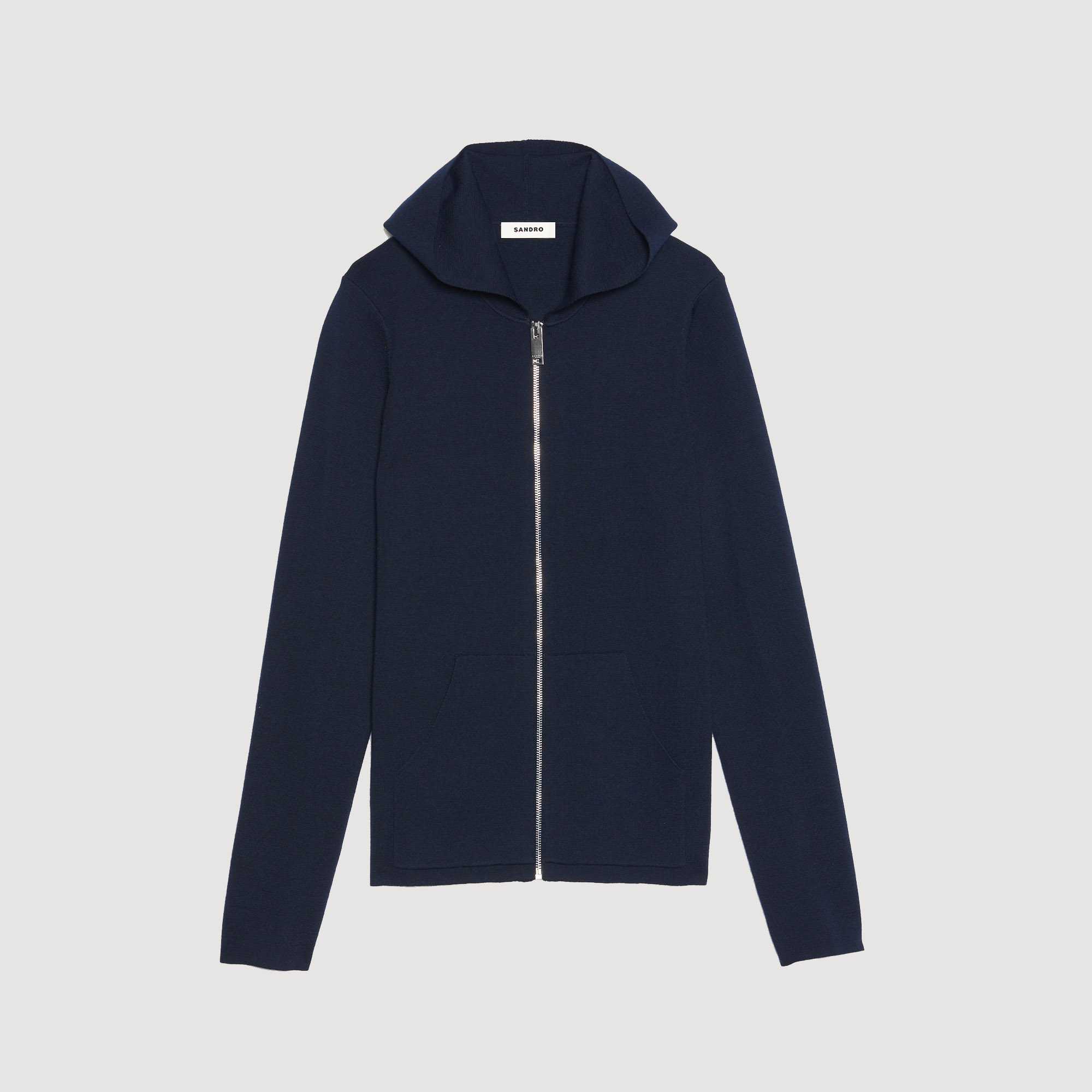 Gilet zippe avec capuche