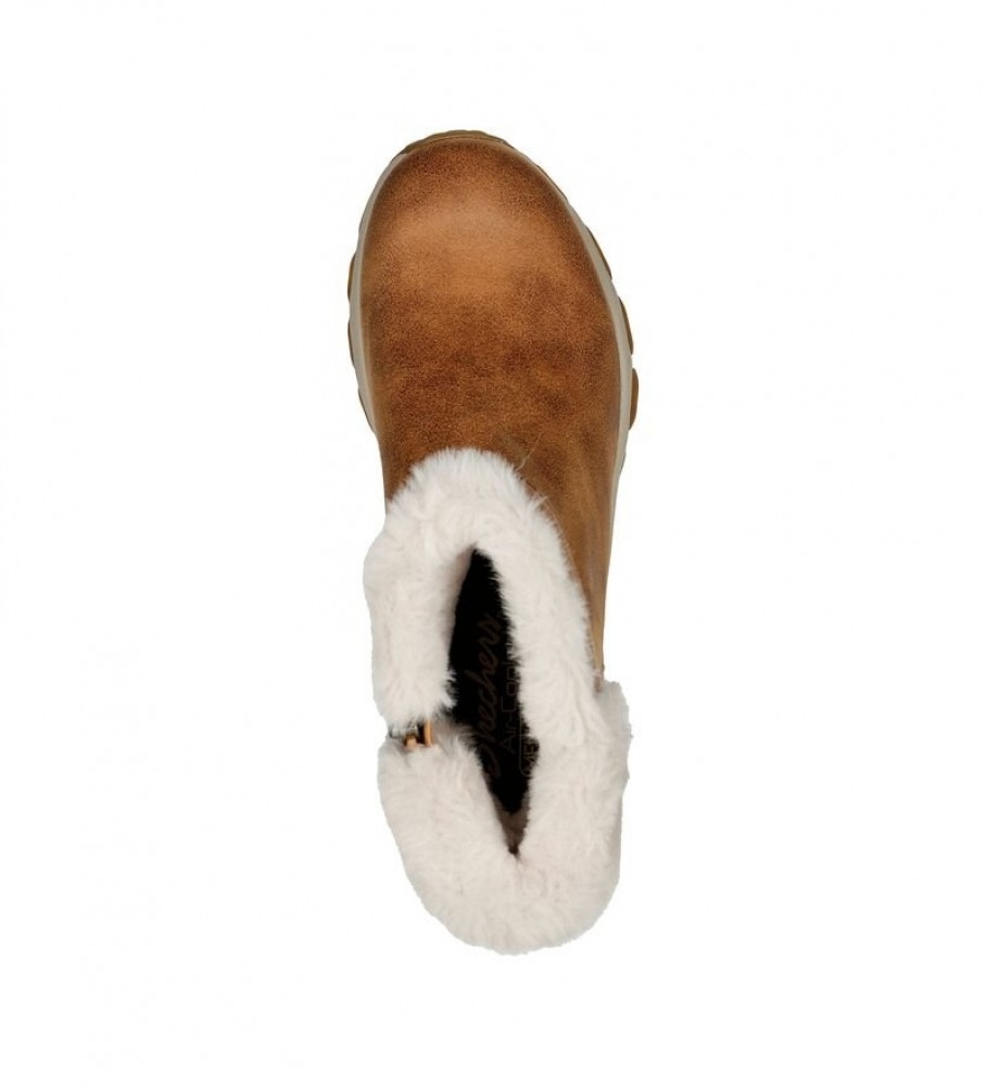 Tênis Skechers Escape Plan Cozy Collab Marrom