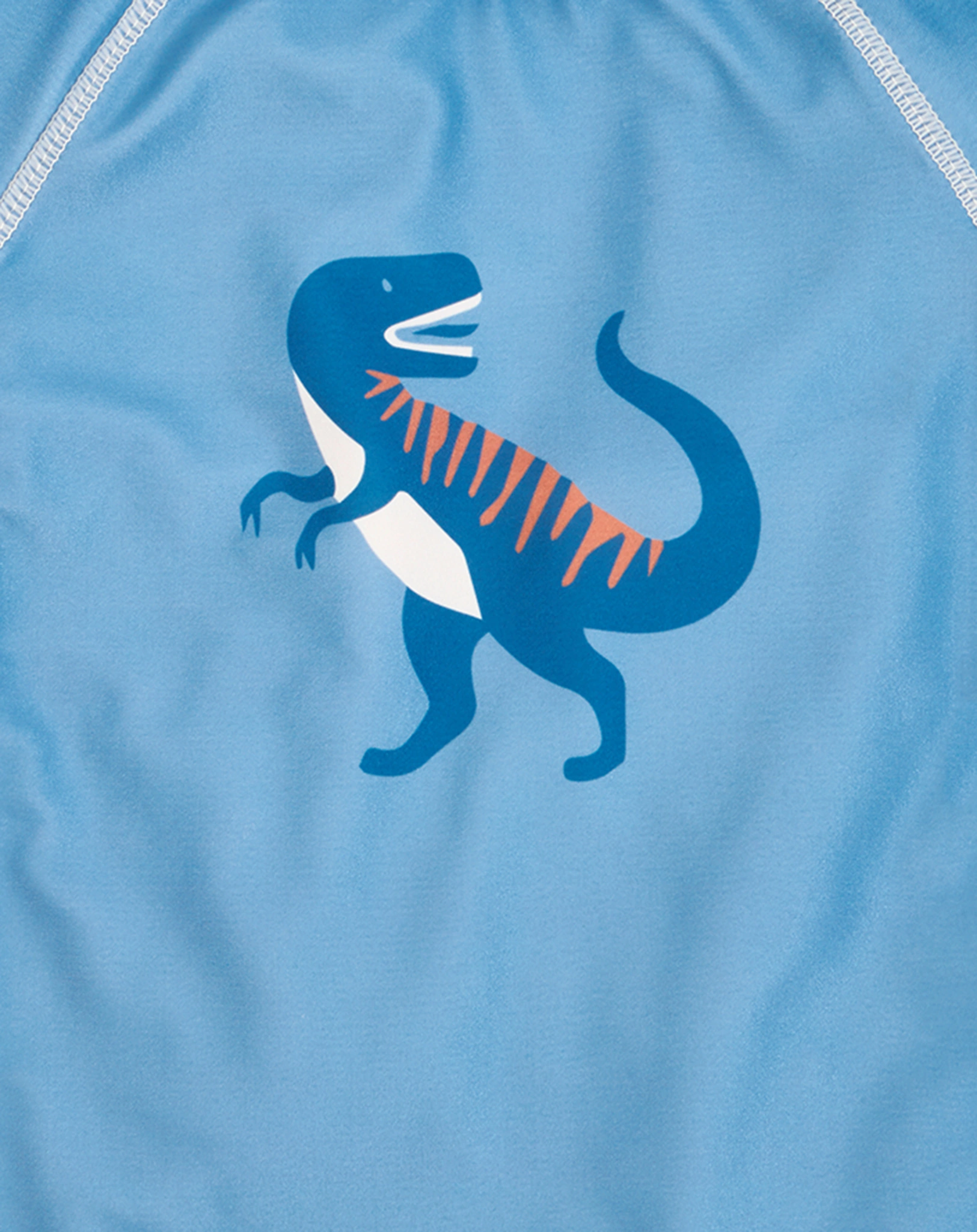 Langarm-Badeshirt DINO in blau