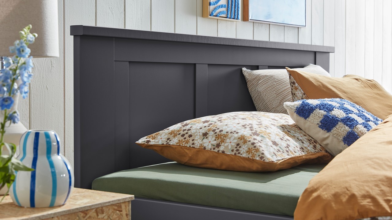 Bed Chateau grafiet