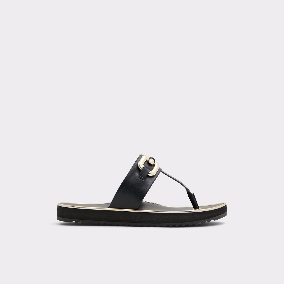 Wiameth Black Women Flat Sandals