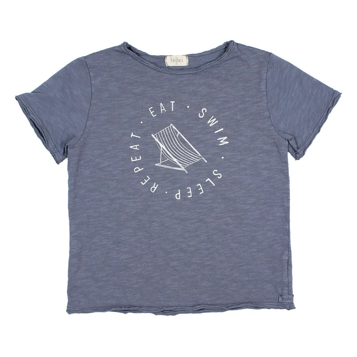 Búho T-shirt Summer | Bleu