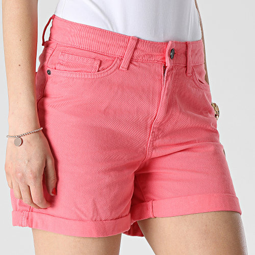 Sort Jean Femme Smiley Rose