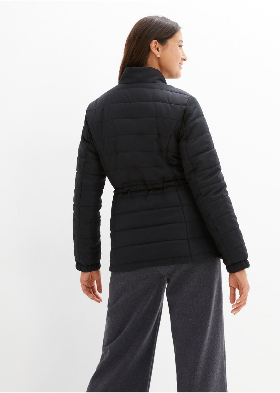 Veste matelassée avec ceinture à nouer