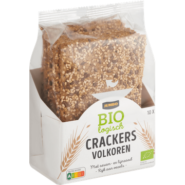 Jumbo Biologisch Crackers Volkoren 10 Stuks