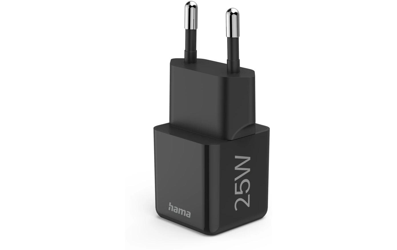 USB-Wandladegerät Mini-charger USB-C 25 W SchwarzSuper-Mini-GaN-Ladegerät USB-C