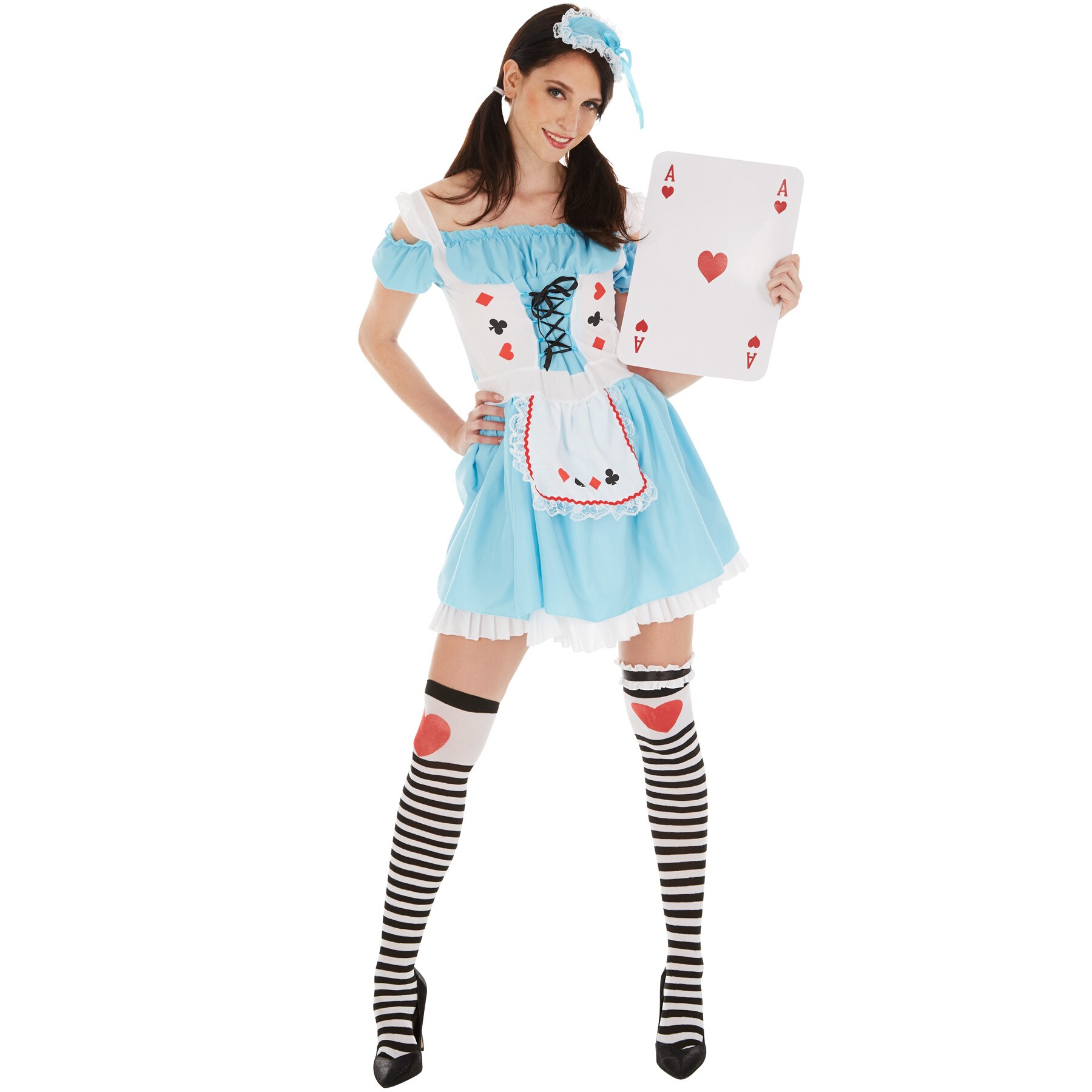 tectake® Frauenkostüm sexy Mrs. Wonderland