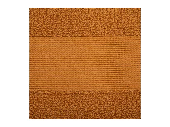 Serviette de toilette en Coton Marron cannelle tissu éponge 30 x 50 cm