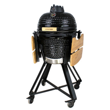 Jamestown Marwin kamado keramiek zwart 45,5 cm