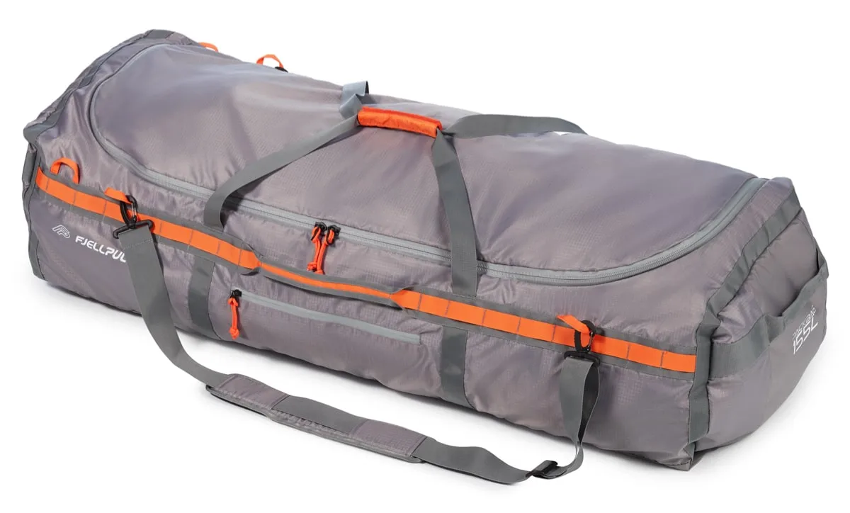 Fjellpulken Pack Bag 155 L Grey/Orange