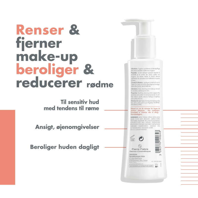 Avène Anti-Redness Cleansing Lotion 200 ml
