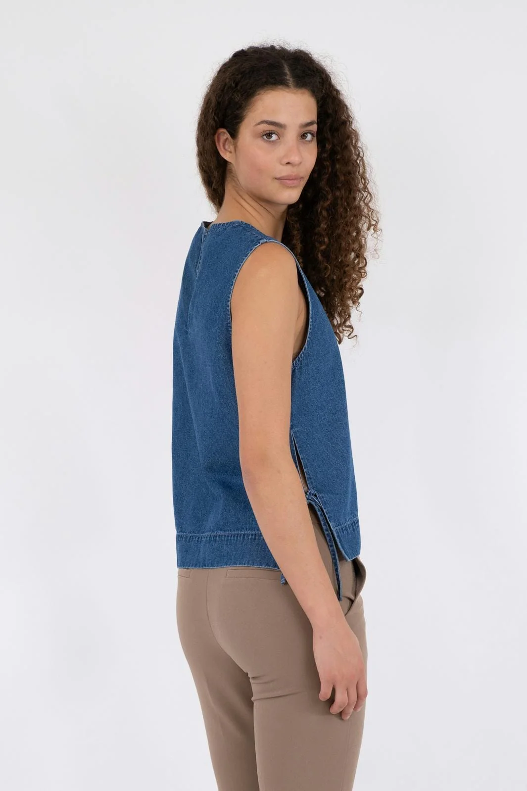 Neo Noir Svetlana Denim Top