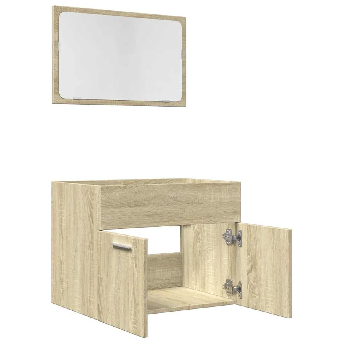 vidaXL Ensemble salle de bain chêne sonoma