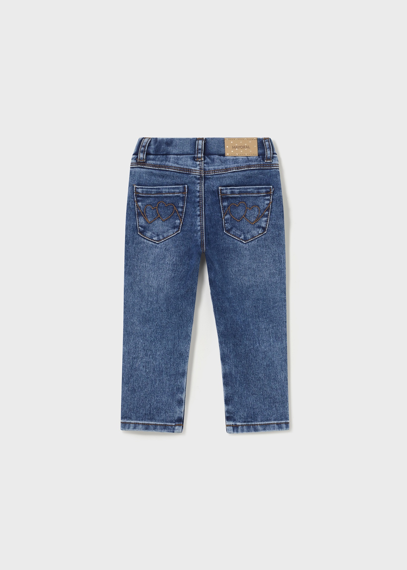 Calça jeans skinny para bebês