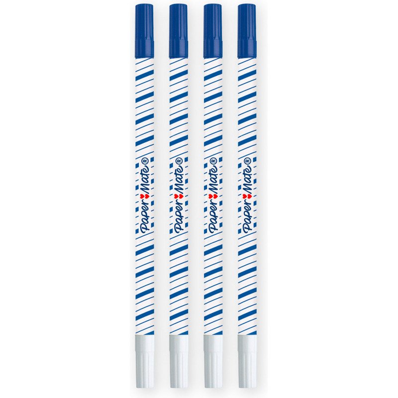 Effaceur réécriveur pointe fine Paper Mate Magic Plus - Blister de 4