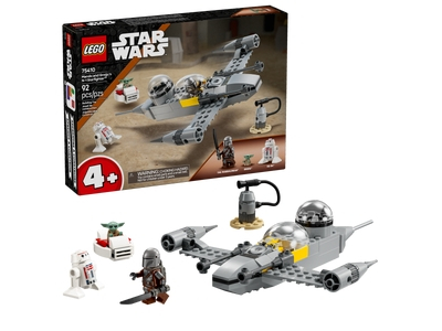 LEGO Mando en Grogu's N-1 Starfighter™ (75410)