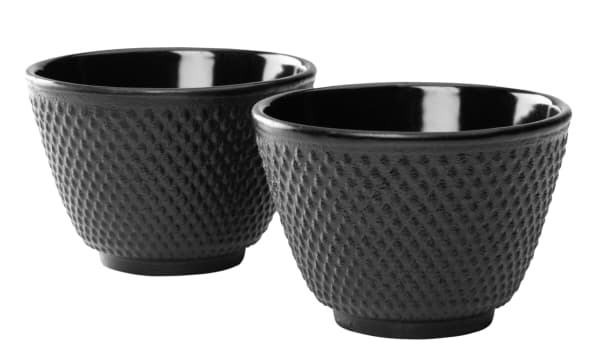 Bredemeijer Xilin - Tea mug - Størrelse 7.8 cm diameter - Høyde 5.3 cm - svart (en pakke 2)