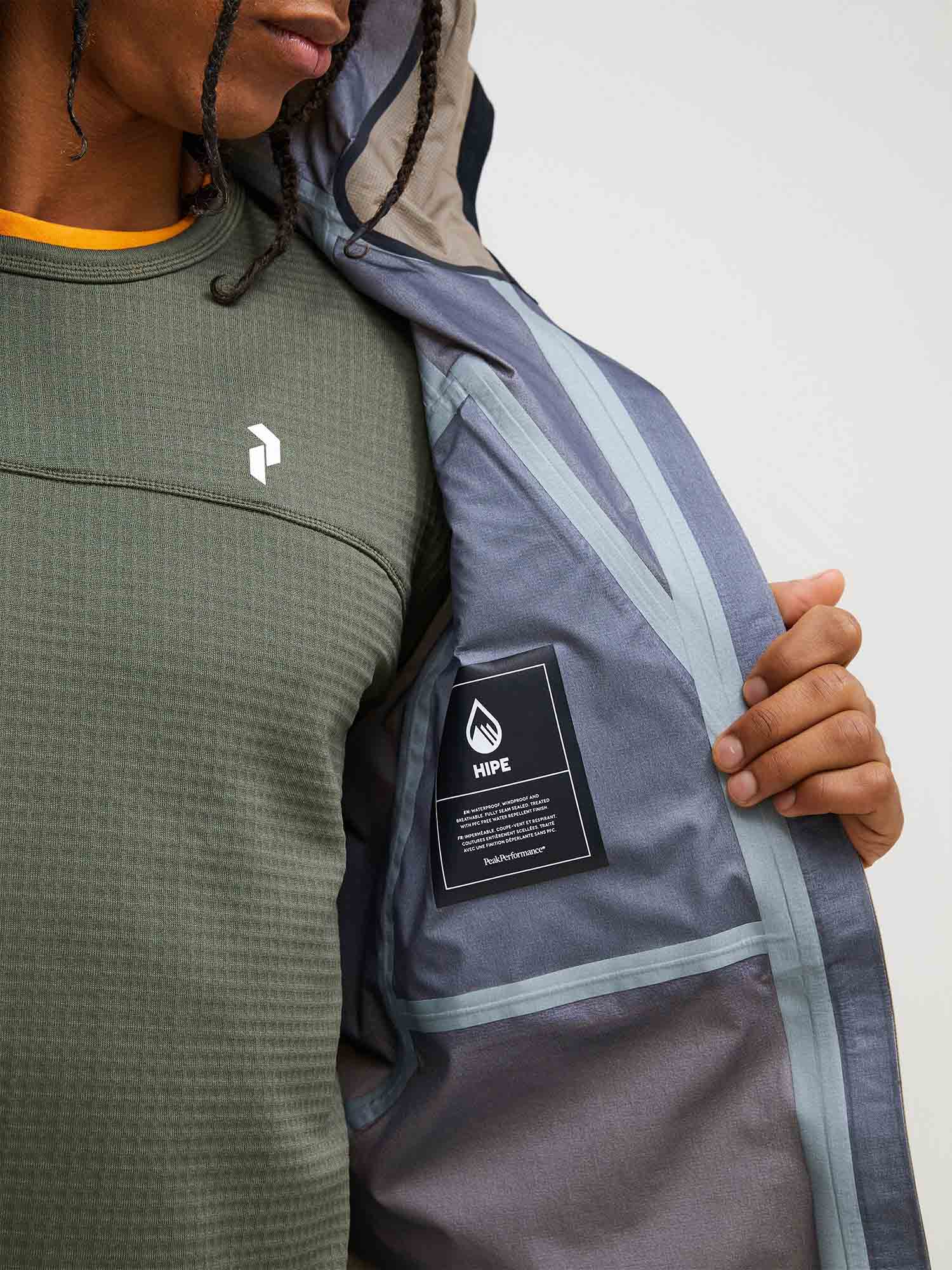 Trail 3L Hipe Jacket Herre Avid Beige