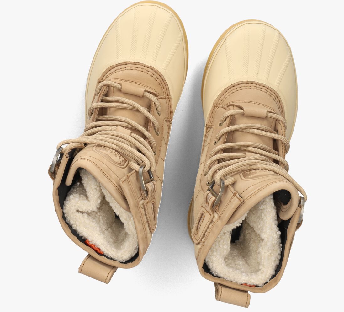 beige sorel veterboots caribou royal wp dames